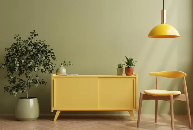 jak urządzić salon w stylu retro